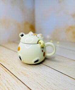 ماگ سرامیکی گربه تپل دم دراز کد 2907