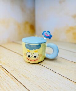 ماگ درب دار دلقک قاشق سیلیکونی کد 2909