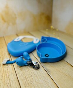 ست 5 تیکه ظرف غذای سیلیکونی فانتزی کودک کد 2885