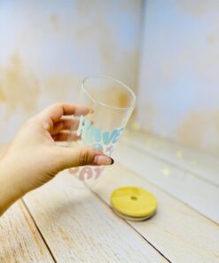 ماگ اسموتی پیرکس درب بامبو نی دار HAVE A GOOD DAY کد 2920