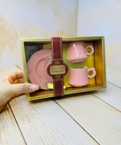 ست شات دو عددی قهوه خوری کادویی صورتی کد 2922