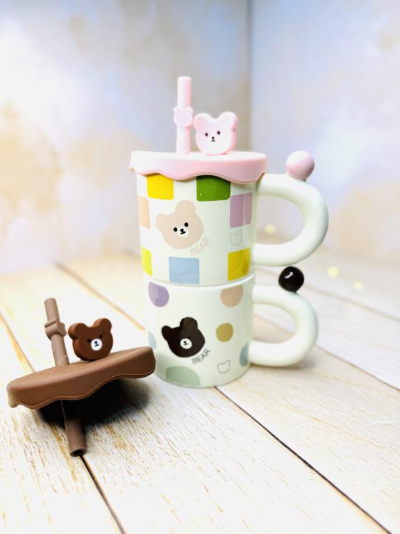 ماگ اسموتی نی دار طرح تدی خرس برجسته کد 2925