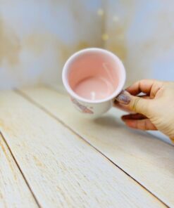 ماگ فانتزی اورجینال طرح ملودی دسته قلبی کد 2928