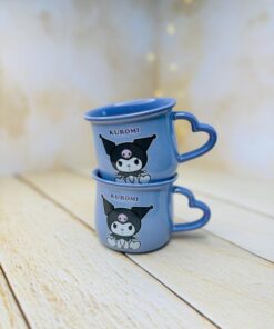 ماگ فانتزی اورجینال طرح ملودی و کرومی دسته قلبی کد 2928