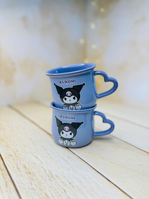 ماگ فانتزی اورجینال طرح ملودی و کرومی دسته قلبی کد 2928