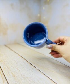 ماگ فانتزی اورجینال طرح ملودی و کرومی دسته قلبی کد 2928