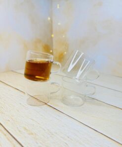 شات قهوه پیرکس بزرگ دسته ساده کد 2933