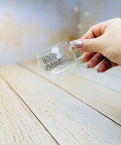 شات اسپرسو پیرکس گرد GOOD MORNING فنجونی بزرگ کد 2940