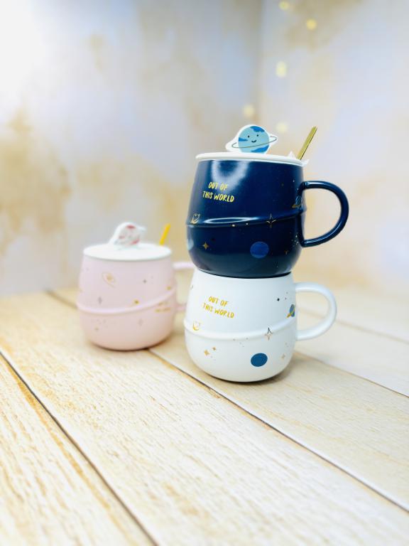 ماگ فانتزی سرامیکی در برجسته فضانورد سفینه کد 2943