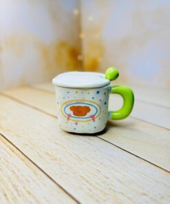 ماگ فانتزی سرامیکی مربعی SWEET طرح مینیمال کد 2945