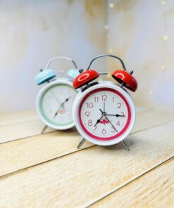 ساعت زنگ دار شماطه ای طرح flower گلدار کد 2950