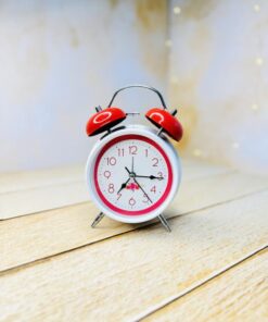 ساعت زنگ دار شماطه ای طرح flower گلدار کد 2950