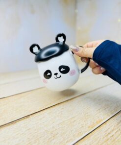 ماگ فانتزی پاندا کیوت درب گوش دار نی دار کد 2952