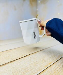 ماگ سرامیکی Life ست سفید و مشکی کد 2953