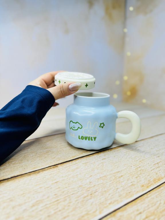 ماگ فانتزی بدنه برجسته ENJOY MYSELF کد 2954