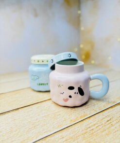 ماگ فانتزی بدنه برجسته ENJOY MYSELF کد 2954