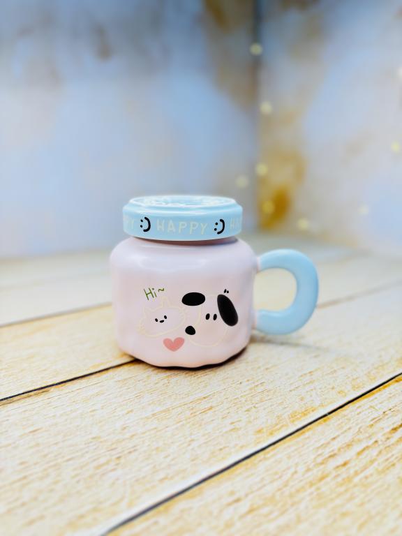 ماگ فانتزی بدنه برجسته ENJOY MYSELF کد 2954