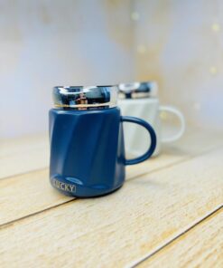 ماگ در پیچی سرامیکی بدنه موج دار FASHION کد 2957