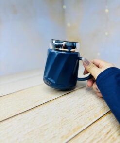 ماگ در پیچی سرامیکی بدنه موج دار FASHION کد 2957