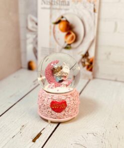 گوی موزیکال فانتزی پمپی طرح دختر و پسر LOVEکد 2976