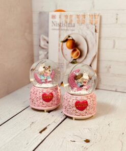 گوی موزیکال فانتزی پمپی طرح دختر و پسر LOVEکد 2976