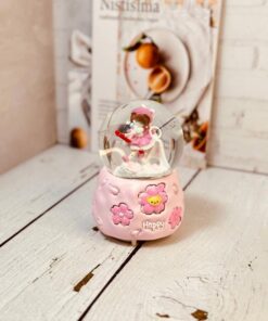 گوی فانتزی موزیکال پمپی طرح فرشته بال دار کد 2977