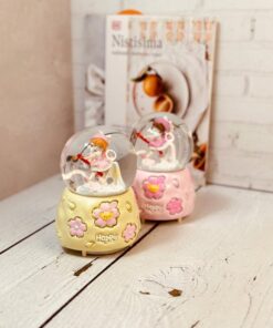 گوی فانتزی موزیکال پمپی طرح فرشته بال دار کد 2977