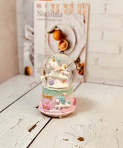 گوی فانتزی پمپی موزیکال طرح اسب تک شاخ بالدارکد 2989