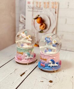 گوی فانتزی پمپی موزیکال طرح اسب تک شاخ بالدارکد 2989