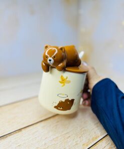 ماگ فانتزی خرس قهوه ای تنبل کد 2962