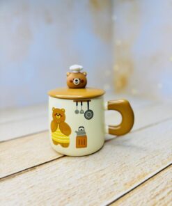 ماگ سرامیکی در برجسته خرس سر آشپز کد 2964