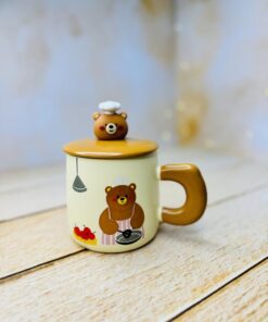 ماگ سرامیکی در برجسته خرس سر آشپز کد 2964