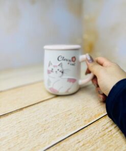 ماگ فانتزی سرامیکی گربه درشت کد 2965