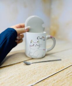 ماگ فانتزی سرامیکی گربه درشت کد 2965