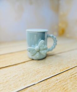 ماگ سرامیکی هولوگرامی دسته توپی پاپیون دار کد 2967