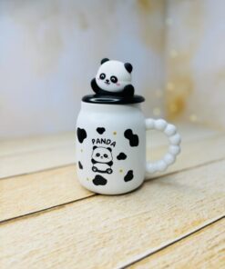 ماگ دسته توپی طرح پاندا در برجسته عروسکی کد 2968