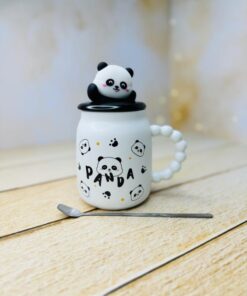 ماگ دسته توپی طرح پاندا در برجسته عروسکی کد 2968