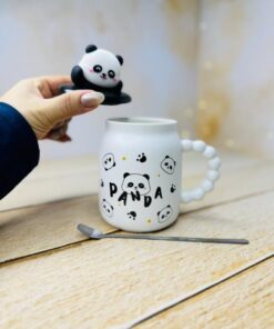 ماگ دسته توپی طرح پاندا در برجسته عروسکی کد 2968