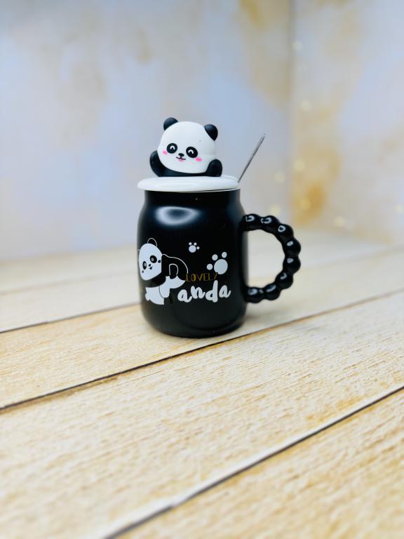 ماگ دسته توپی طرح پاندا در برجسته عروسکی کد 2968