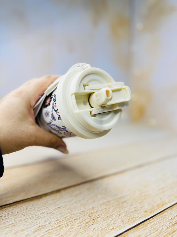 تراول ماگ دوحالته طرح گل دار PAPITA کد 2969