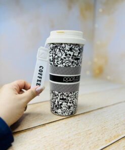 تراول ماگ دوحالته طرح گل دار PAPITA کد 2969