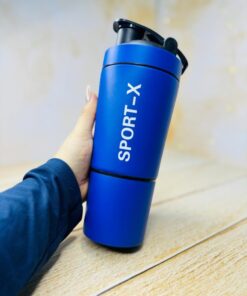 شیکر استیل باشگاهی دو تیکه 600 میل SPORT-X کد2970