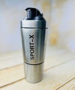 شیکر استیل باشگاهی دو تیکه 600 میل SPORT-X کد2970