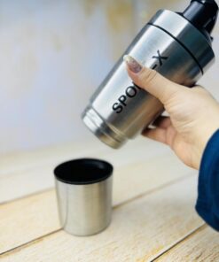 شیکر استیل باشگاهی دو تیکه 600 میل SPORT-X کد2970