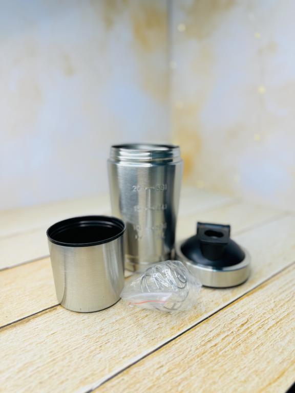 شیکر استیل باشگاهی دوتیکه 600 میل مندرج کد 2972