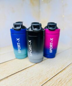 شیکر استیل باشگاهی دو تیکه 600 میل SPORT-X امبره ای کد 2973