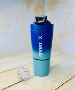 شیکر استیل باشگاهی دو تیکه 600 میل SPORT-X امبره ای کد 2973