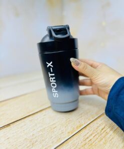 شیکر استیل باشگاهی دو تیکه 600 میل SPORT-X امبره ای کد 2973