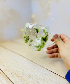 ماگ (لیوان دوجداره) پیرکس گل دار کد 2817