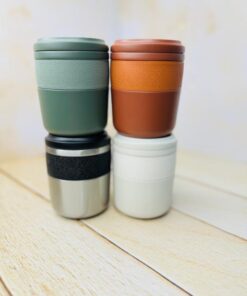 مینی تراول ماگ فانتزی دورچرمی استیل کد 2993